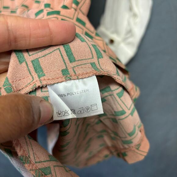 3.1 Phillip Lim Dress Womens 8 Sheer Sleeve Cottagecore Goblincore Flowy Pockets - Picture 4 of 9